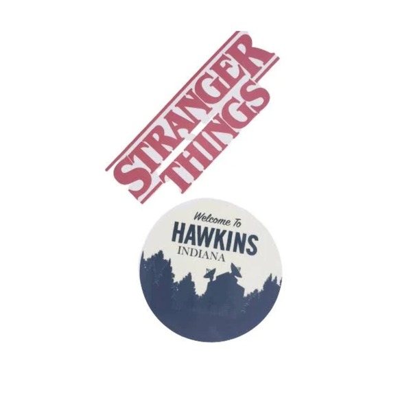 Stranger Things Welcome To Hawkins Phone Laptop Sticker Decal Official SandyLion - Picture 2 of 5